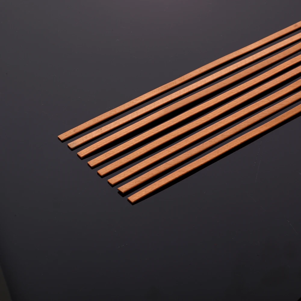 Alambre plano de cobre esmaltado sinterizado aislado con fibra de vidrio de poli&eacute;ster simple/doble